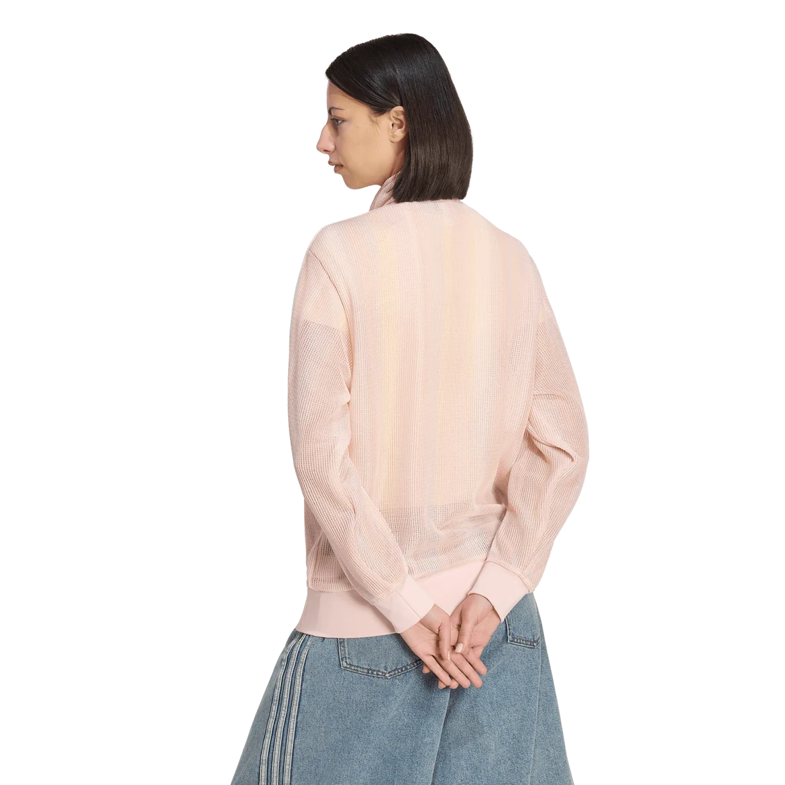 Adidas Originals Summer Glow Knitted Firebird Track Top Pink