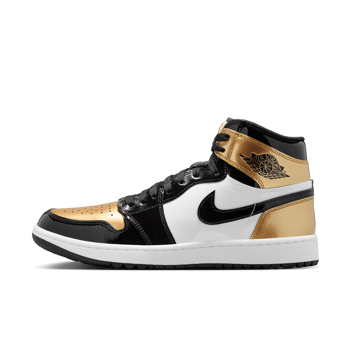 Jordan 1 Retro High Golf Patent Gold Toe – DQ0660-002-45.5 – product view 5