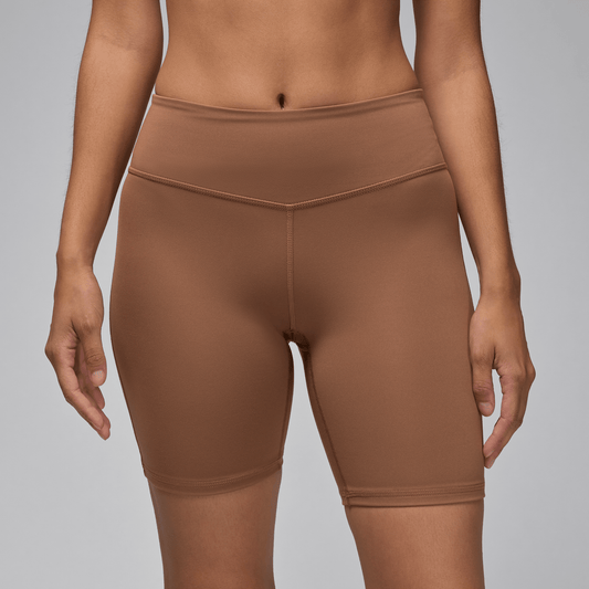 Jordan Sport Women's High-Waisted 7" Bike Shorts Archaeo Brown/White – FN7325-223-XS – product view 2
