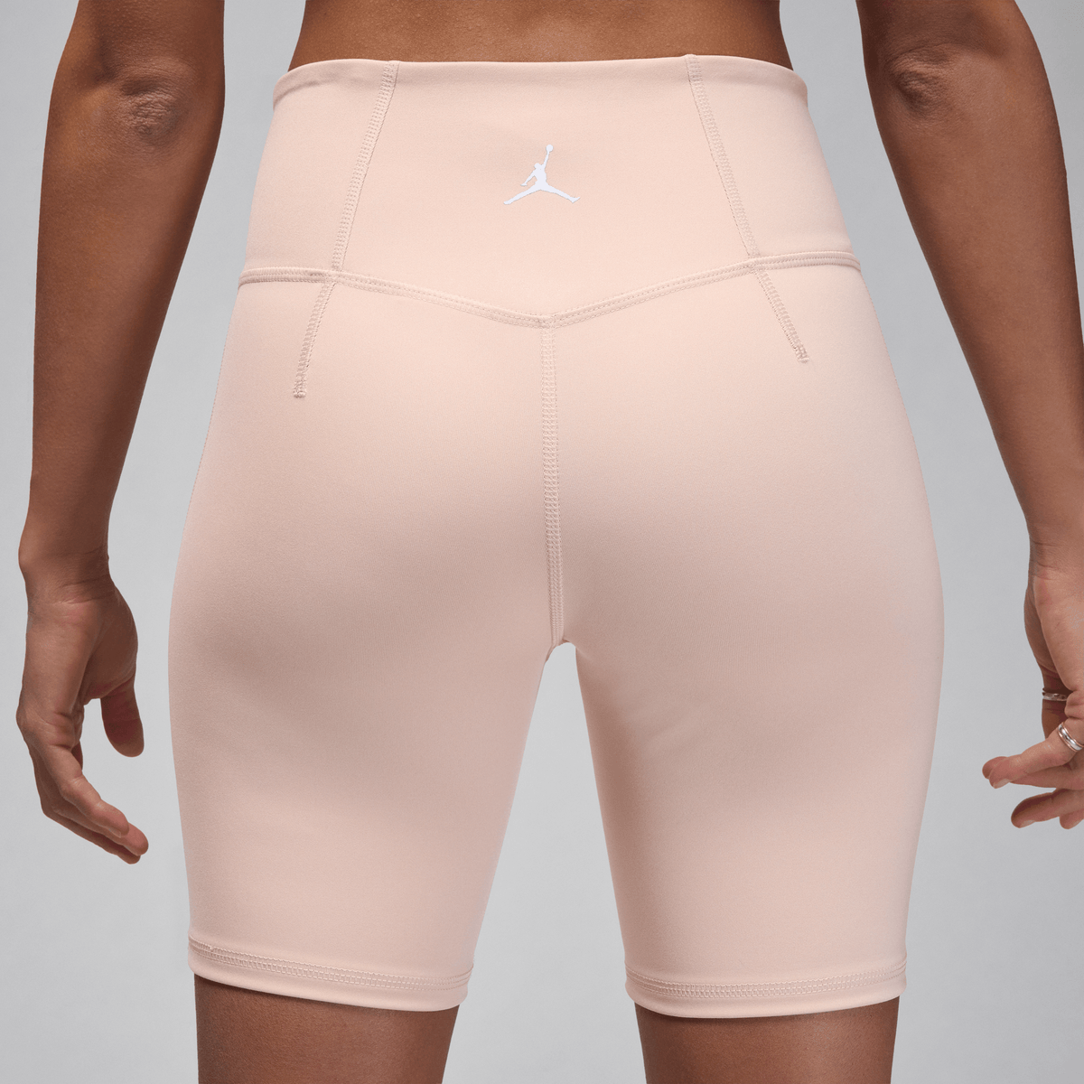 Jordan Sport Women's High-Waisted 7" Bike Shorts Particle Beige/White – FN7325-207-XS – product view 3