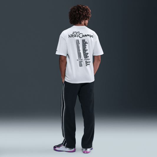 LeBron 'Bubble Boy' Men's Basketball T-Shirt White – IH8546-100-S – product view 2