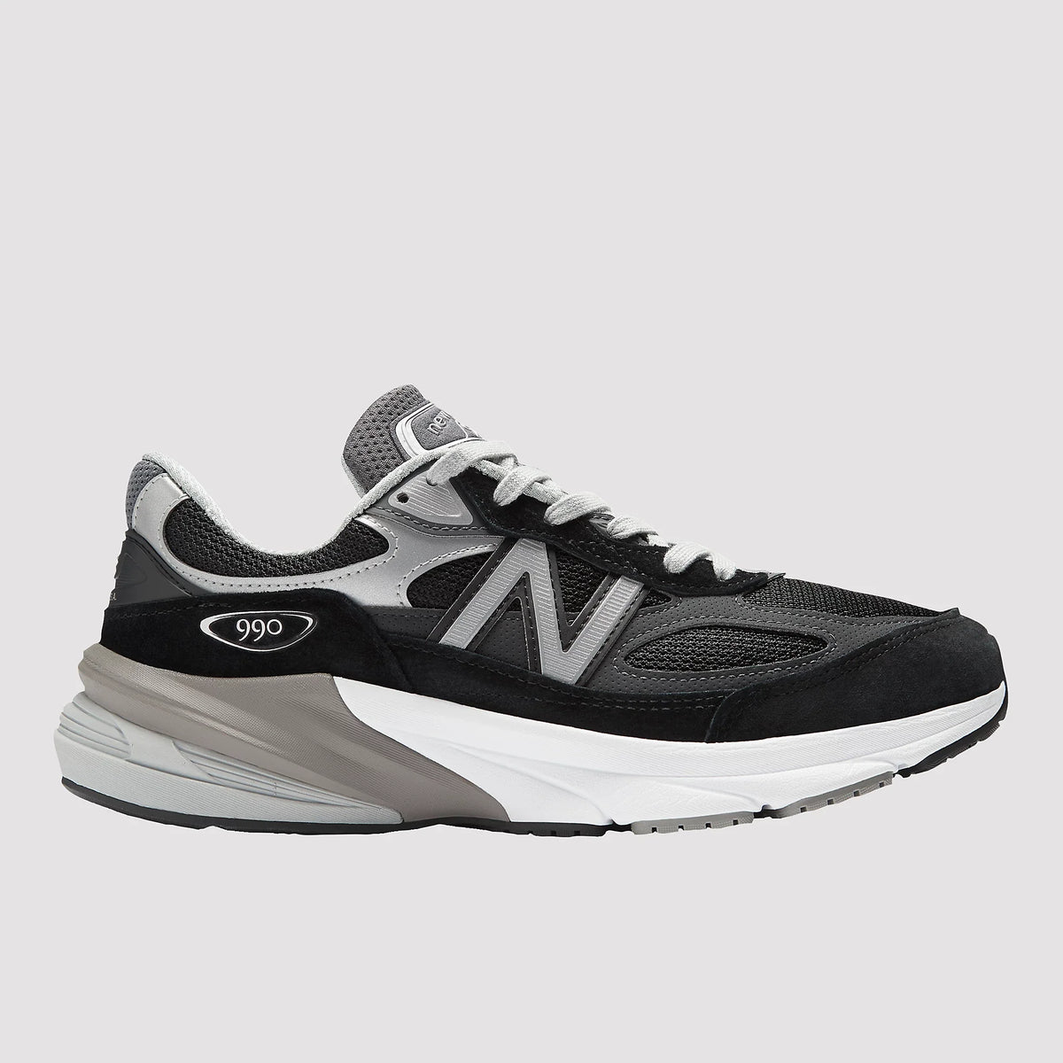New Balance 990v6 MiUSA Black Grey White (Women's) – W990BK6-37 – product image