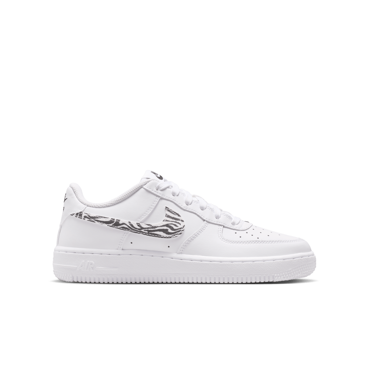 Nike Air Force 1 'GS 'Zebra Swoosh' – IV5823-100-36 – product image