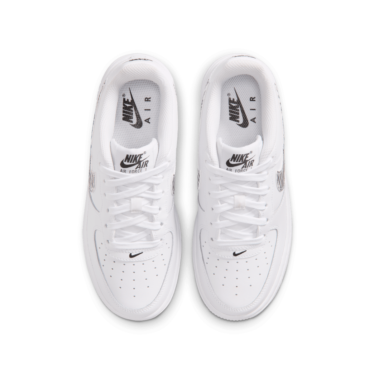 Nike Air Force 1 'GS 'Zebra Swoosh' – IV5823-100-36 – product view 3