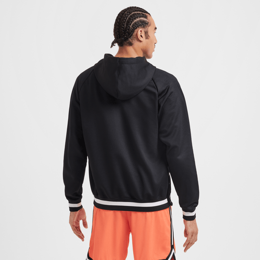 Nike DNA Men's Therma-FIT 1/4-Zip Basketball Hoodie Black/White – FZ0664-010-S – product view 2