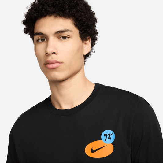 Nike Men's Dri-FIT Fitness T-Shirt Black – FV8366-010-S – product view 2