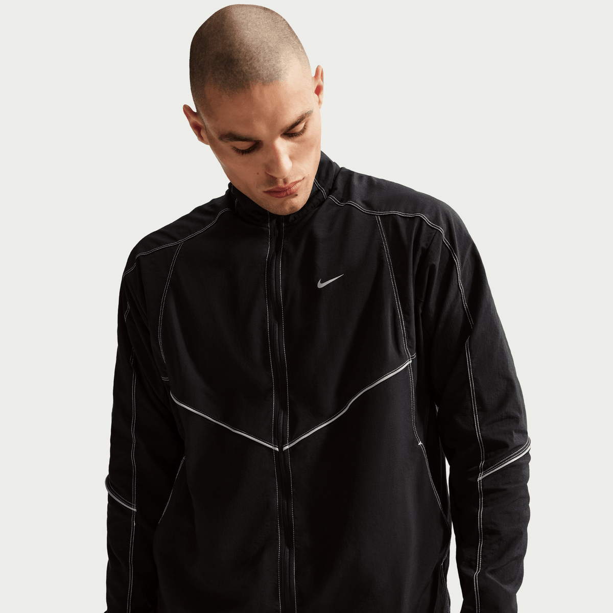 Nike Men's Dri-Fit Retro Running Track Jacket Black – IF2028-010-M – product image