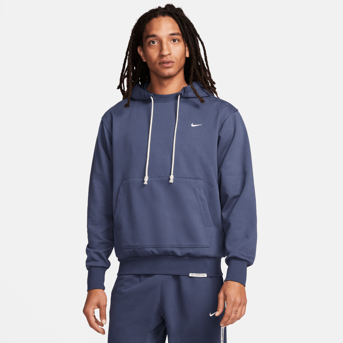 Nike Standard Issue Men's Dri-FIT Pullover Basketball Hoodie Thunder Blue/Pale Ivory – DQ5818-437-M – product image