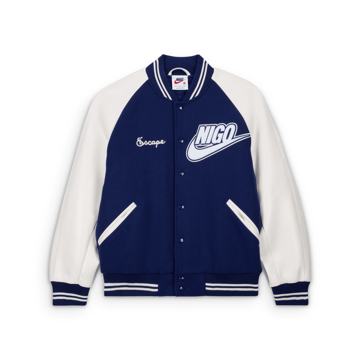Nike x Nigo NRG Varsity Jacket Navy – FV5670-492-S – product view 2