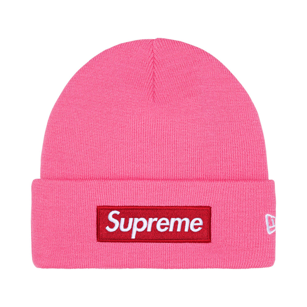 Supreme New Era Box Logo Beanie 'Magenta' – FW25BN5-MAGENTA-ONE-SIZE – product image