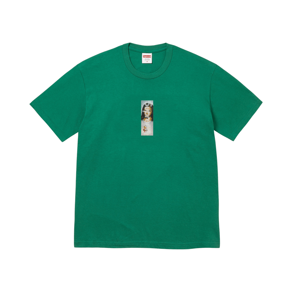 Supreme Prayer Card Box Logo Tee 'Light Pine' – FW26T68-LIGHT-PINE-S – product image