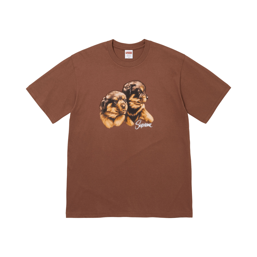 Supreme Puppies Tee 'Brown' – FW26T33-BROWN-S – product image