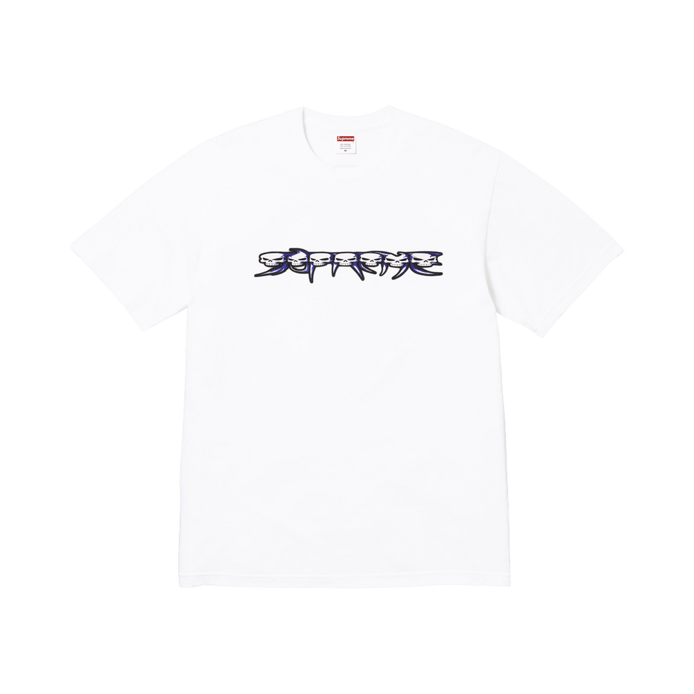 Supreme Skulls Spellout Tee 'White' – FW26T24-WHITE-S – product image