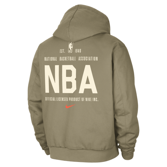 Team 31 Men's Nike NBA Jacket Neutral Olive/Hyper Crimson/Antique Brass/Hyper Crimson – FQ3590-276-XL – product view 2