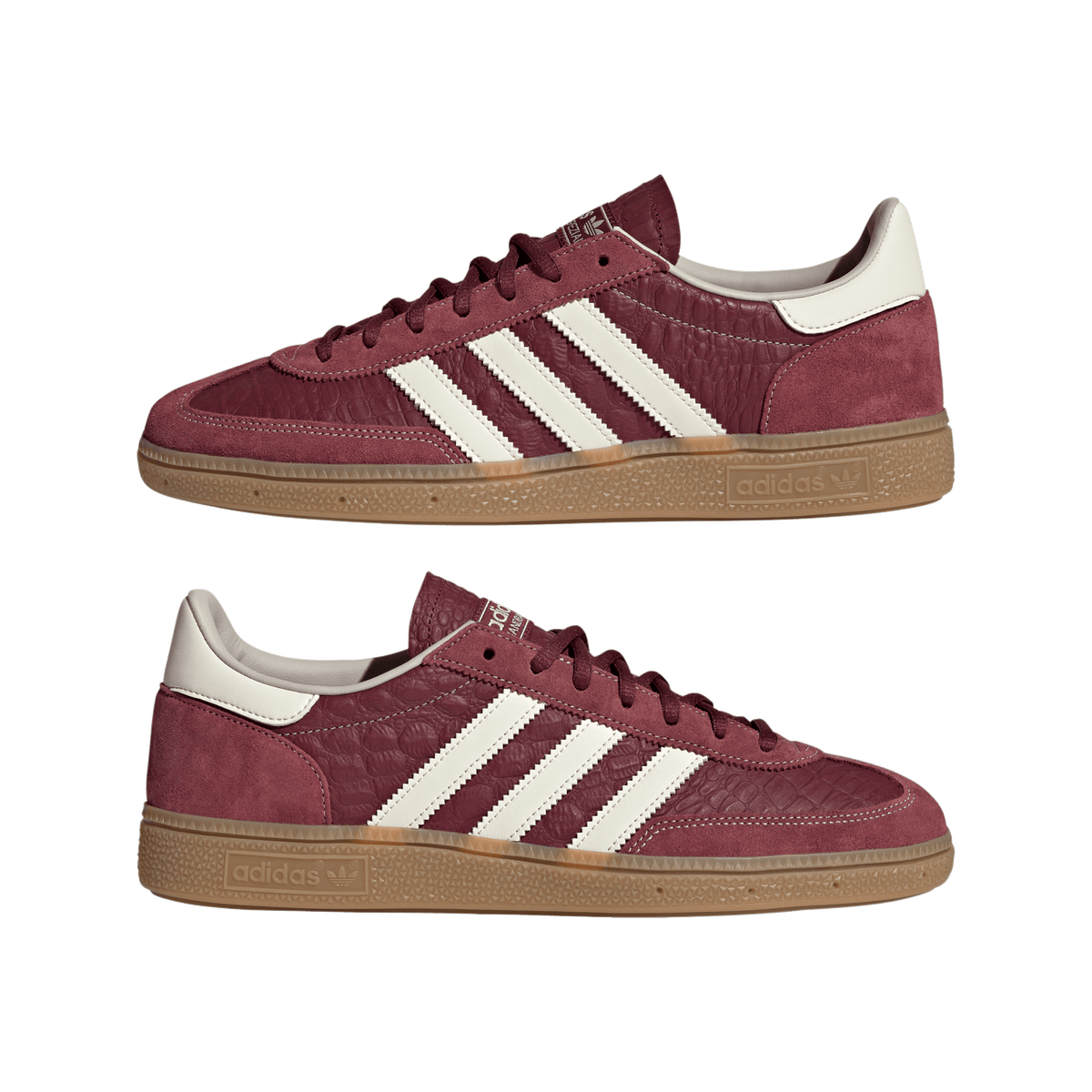 adidas Handball Spezial Shadow Red Cream White – angled view