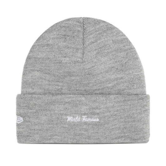 Supreme New Era Box Logo Beanie 'Heather Grey'