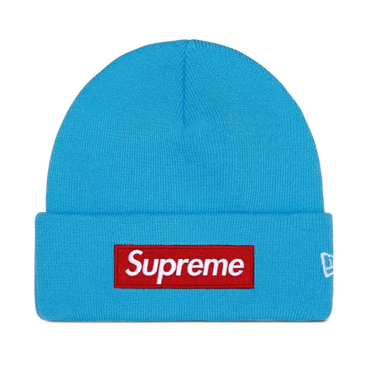 Supreme New Era Box Logo Beanie 'Cyan'
