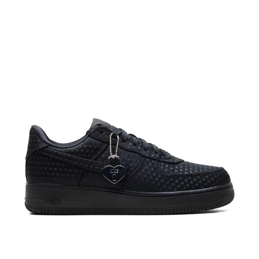 Nike Air Force 1 Low Valentine's Day Triple Black women's sneakers