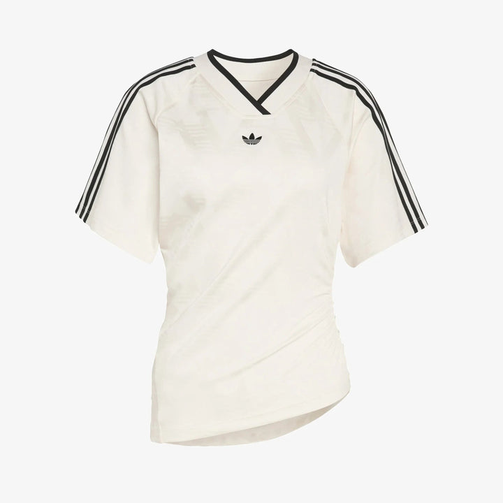adidas Originals Rouched Football Jersey – Off White (Women’s)