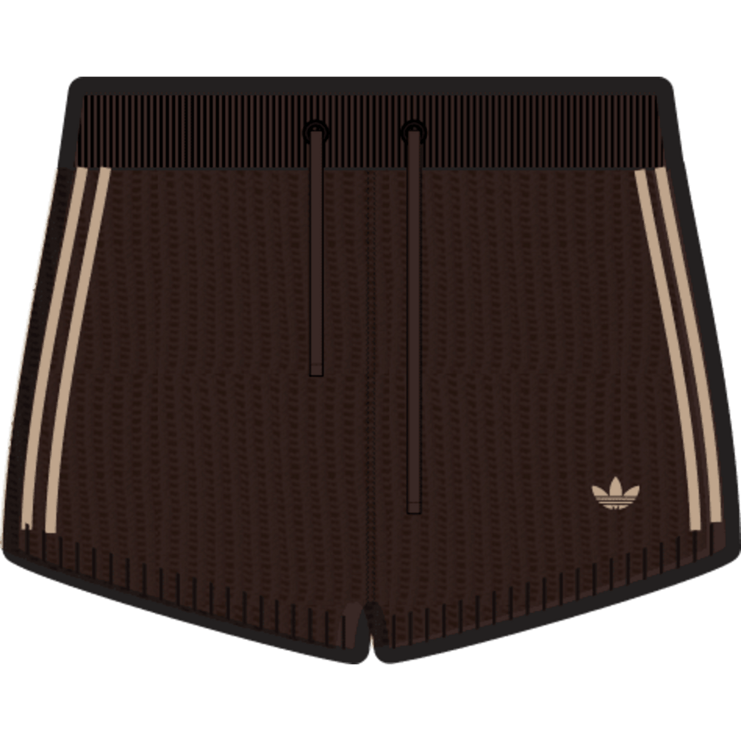 Adidas Crochet Shorts Aurora Coffee Magic Beige – KQ6653-XS – product image