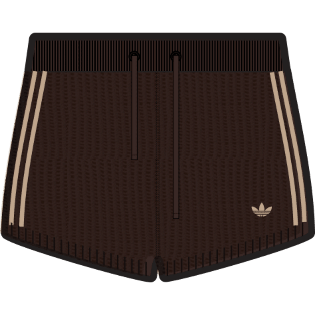 Adidas Crochet Shorts Aurora Coffee Magic Beige – KQ6653-XS – product image
