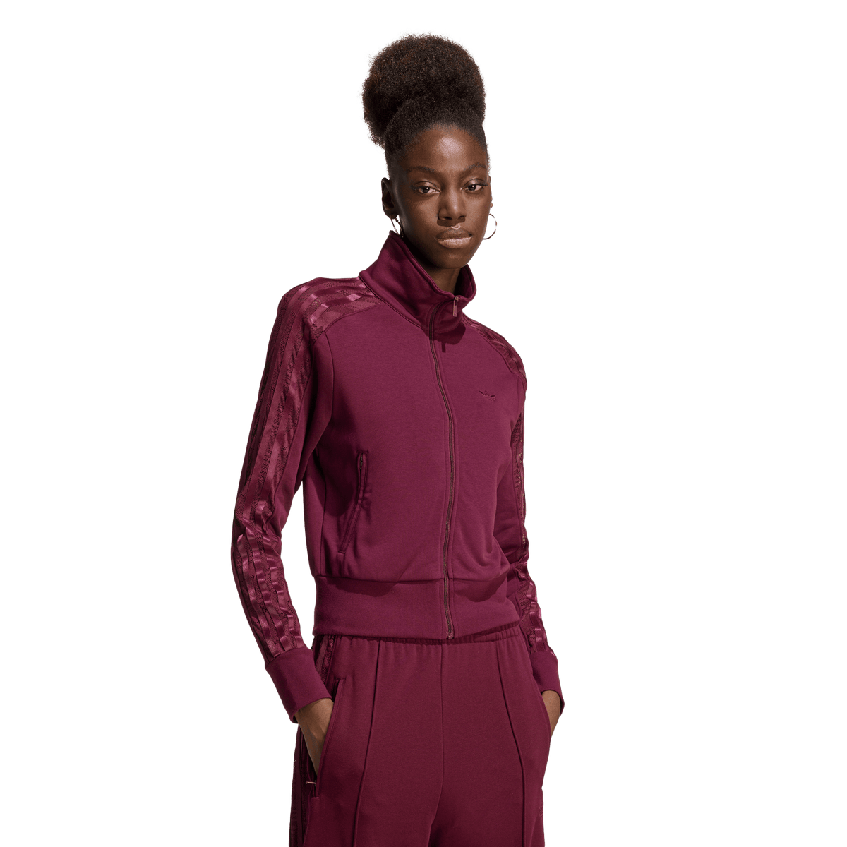 Adidas Firebird Lace Track Top Maroon – KC6451-XS – product view 4