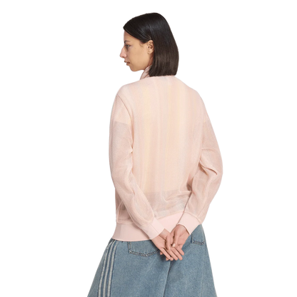 Adidas Originals Summer Glow Knitted Firebird Track Top Pink