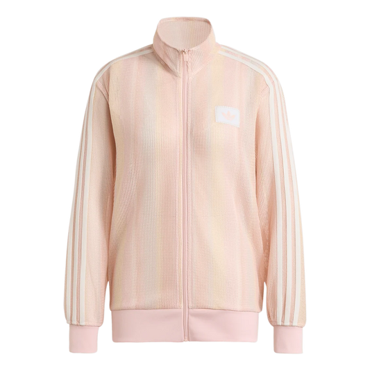 Adidas Originals Summer Glow Knitted Firebird Track Top Pink