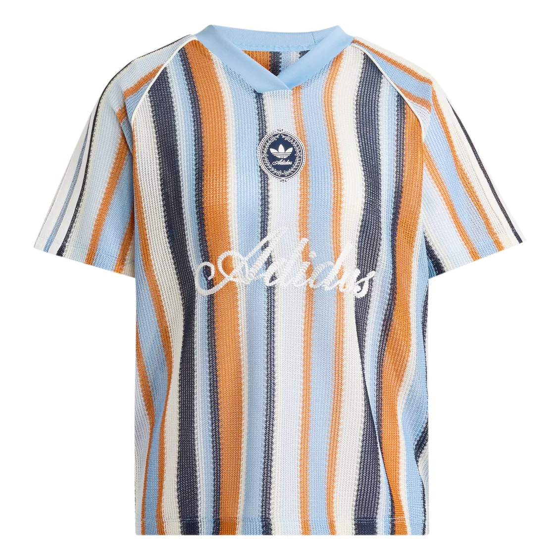 Adidas Originals Summer Glow Knitted Oversized Jersey Ash Blue