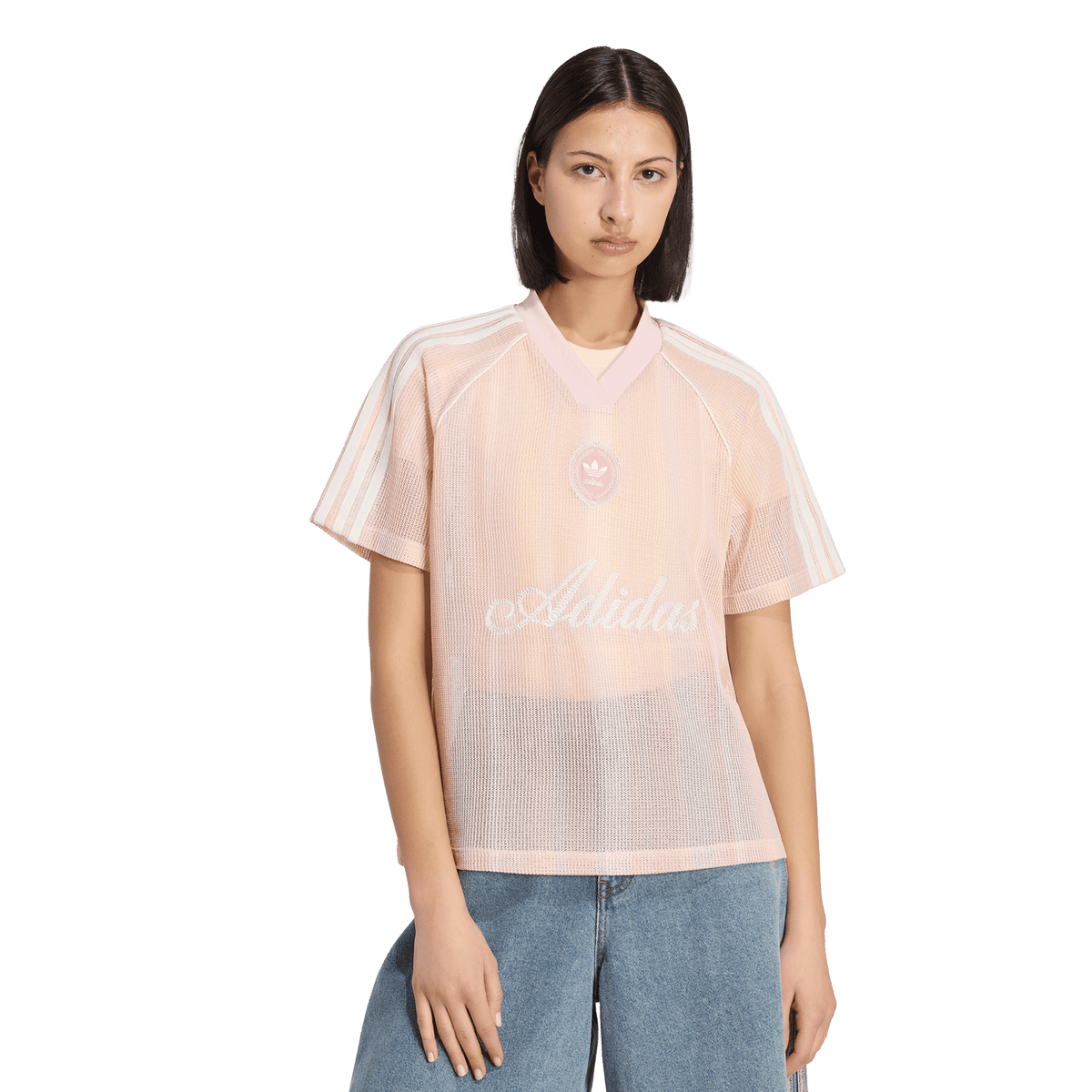 Adidas Originals Summer Glow Knitted Oversized Jersey Pink – KY3161-S – product view 4