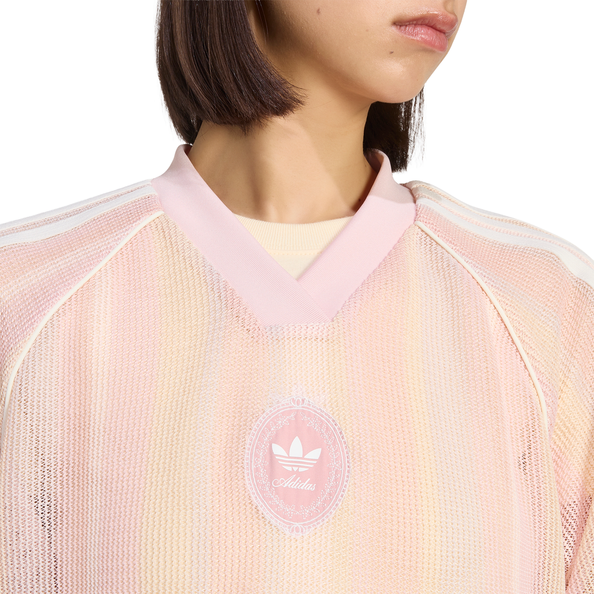 Adidas Originals Summer Glow Knitted Oversized Jersey Pink – KY3161-S – product view 3