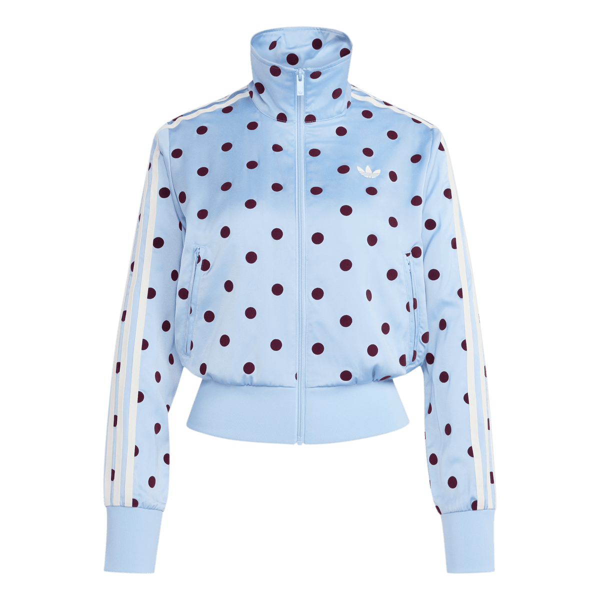 Adidas Satin Polka Dots TT Track Top Clear Sky – KV1167-XS – product image