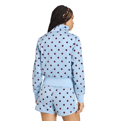 Adidas Satin Polka Dots TT Track Top Clear Sky – KV1167-XS – product view 2