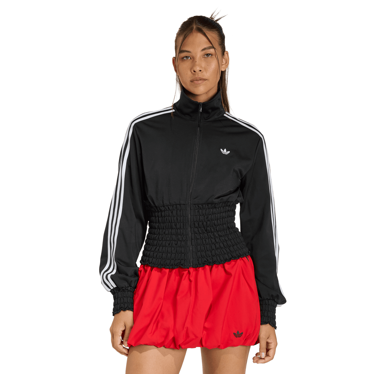 Adidas Smocked Firebird Track Top Black – KD0303-S – product view 4