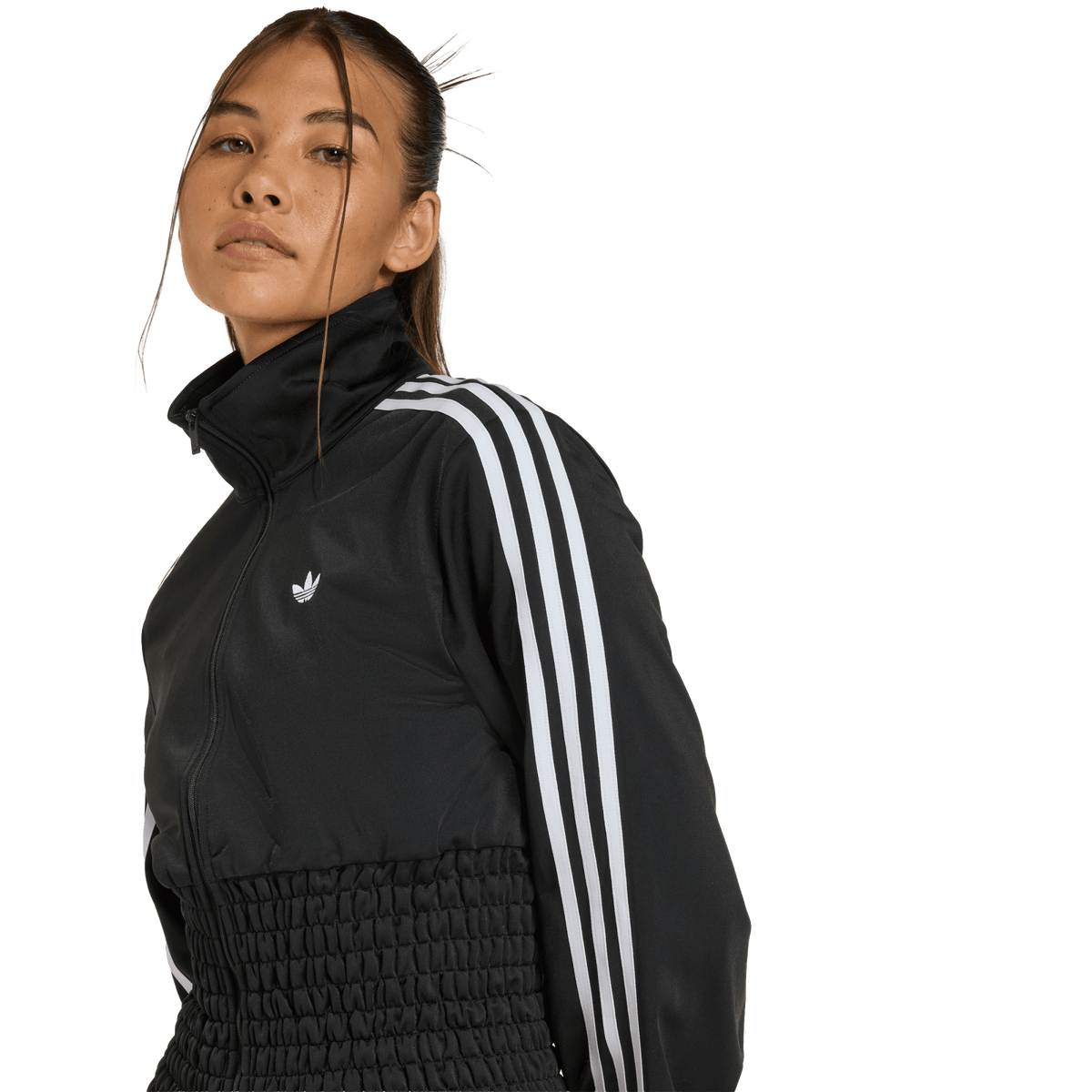 Adidas Smocked Firebird Track Top Black – KD0303-S – product view 3