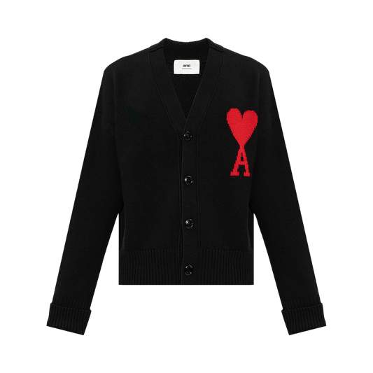 Ami De Coeur Cardigan 'Black/Red' – BFUKC002.018.009-S – product image