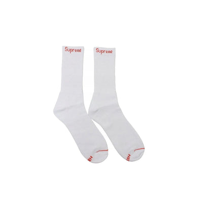 Supreme x Hanes Crew Socks – White 4 Pack