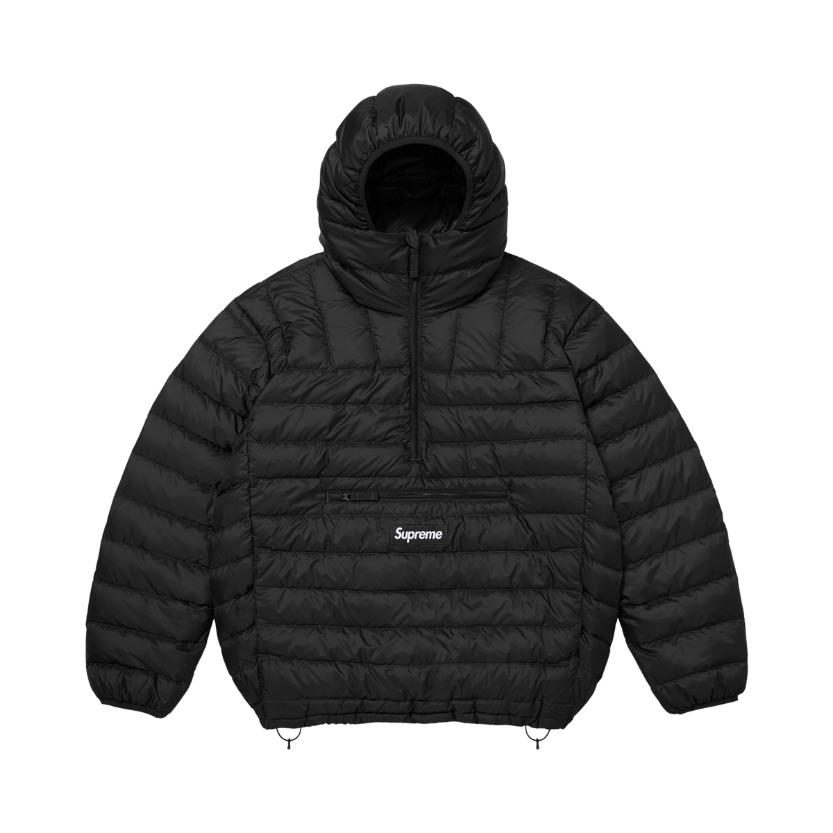 Supreme Micro Down Half Zip Hooded Pullover 'Black' – FW26J11-BLACK-S – product image