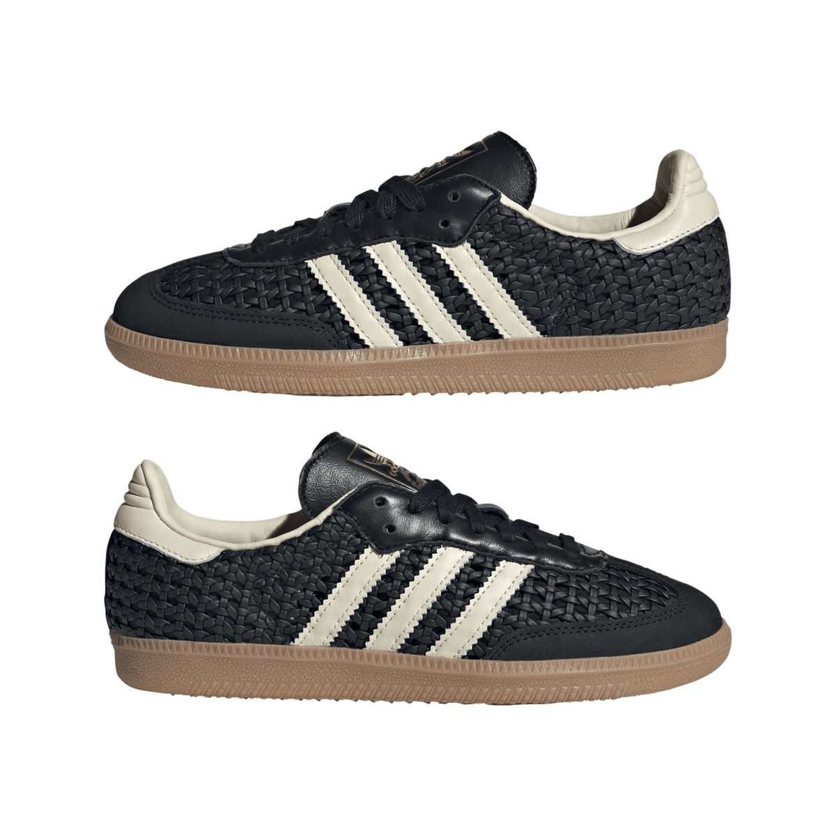 adidas Samba OG Basketweave Black Cream White (Women's) – HQ9282-36-2-3 – product view 2