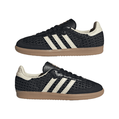 adidas Samba OG Basketweave Black Cream White (Women's) – HQ9282-36-2-3 – product view 2