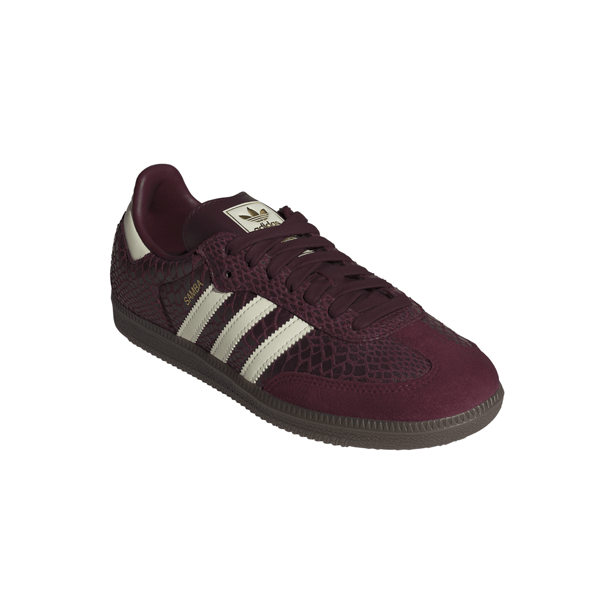 adidas Samba OG Snakeskin Maroon Cream White (Women's) – IH3979-36 – product view 4