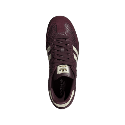 adidas Samba OG Snakeskin Maroon Cream White (Women's) – IH3979-36 – product view 3