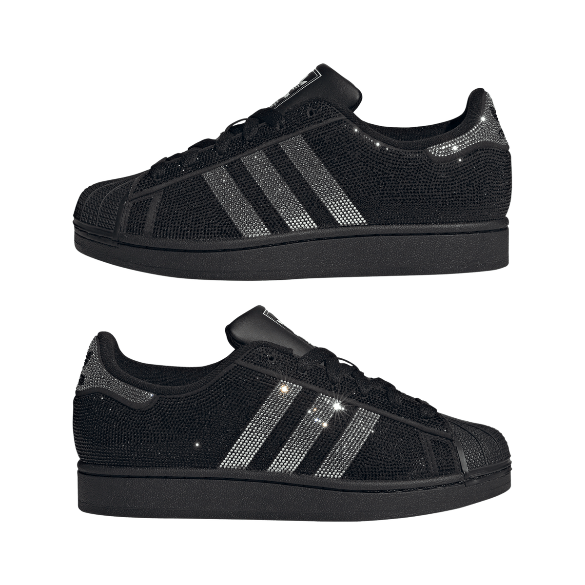 adidas Superstar II Rhinestone Black Silver (Women's) – IH4200-38 – product view 2