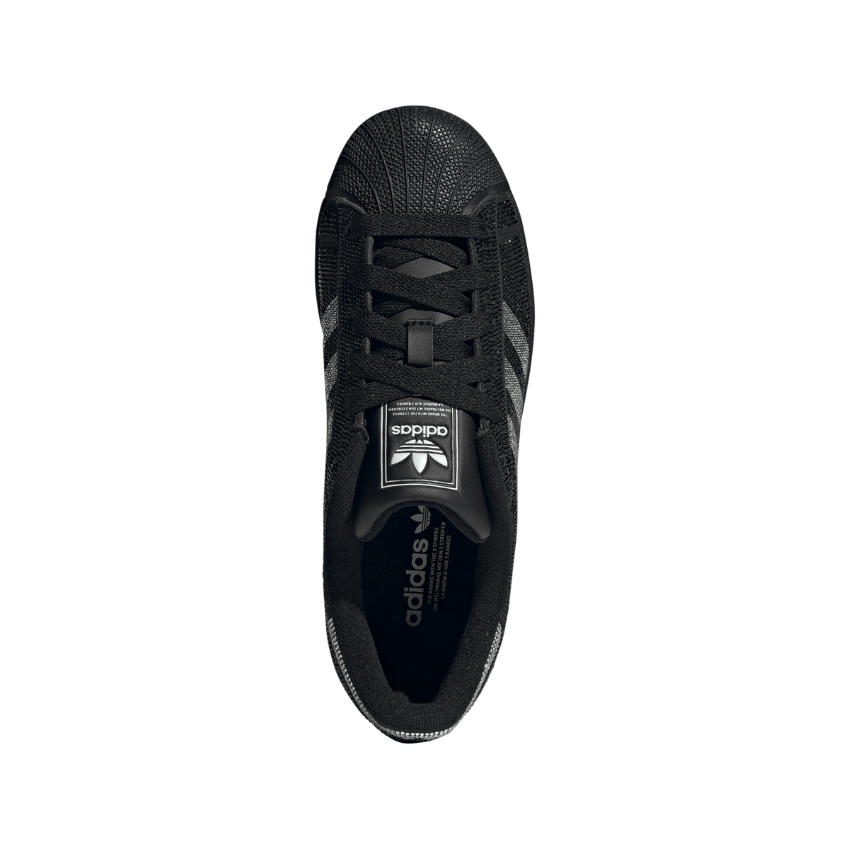 adidas Superstar II Rhinestone Black Silver (Women's) – IH4200-38 – product view 3
