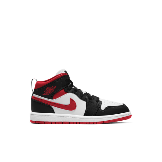 Jordan 1 Mid Gym Red Black White (PS) – 640734-122-28 – product image