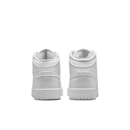 Air Jordan 1 Mid Triple White (2023) – Kids’ Sneakers (GS)