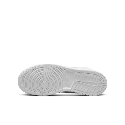 Air Jordan 1 Mid Triple White (2023) – Kids’ Sneakers (GS)