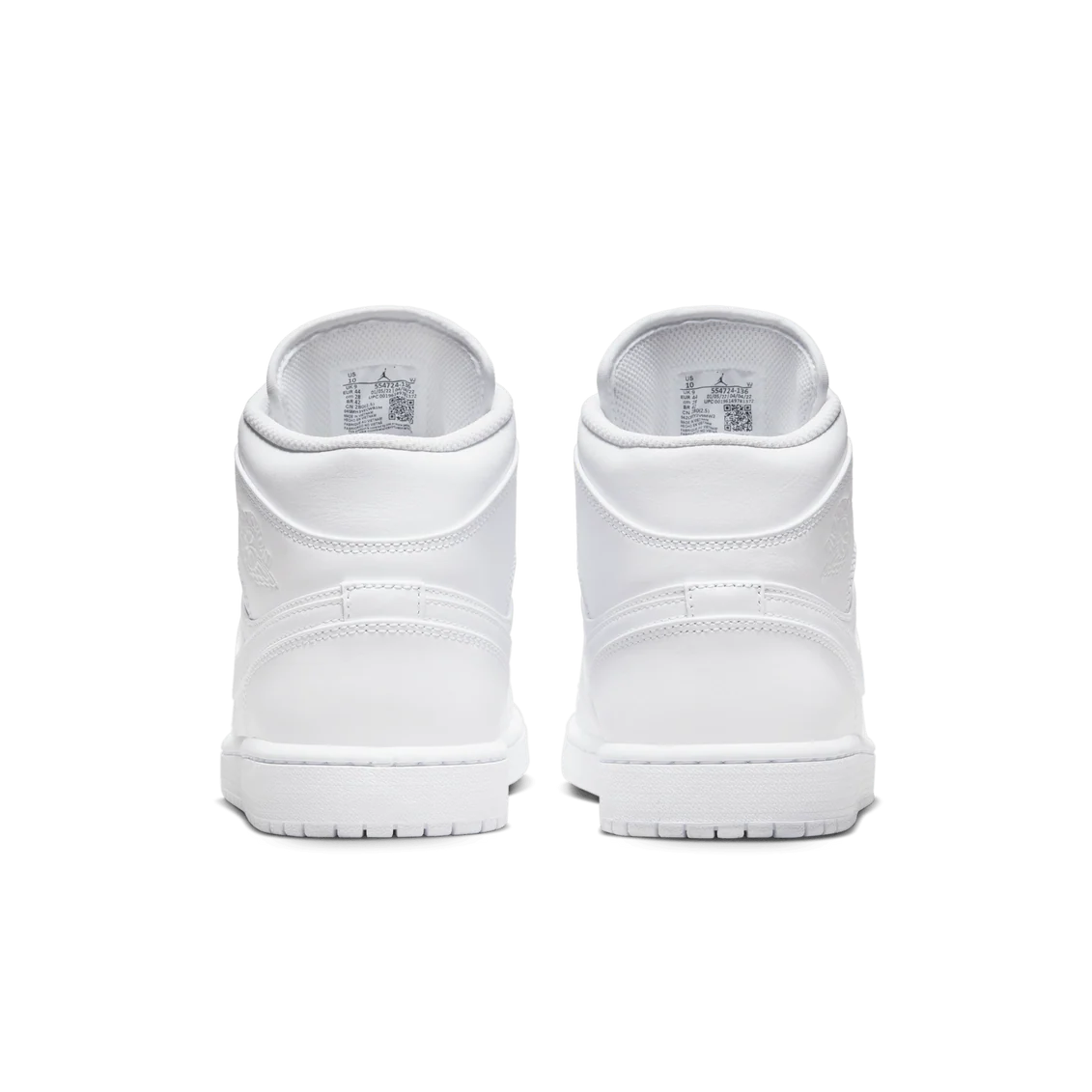 Air Jordan 1 Mid Triple White – Sneakers