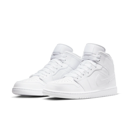 Air Jordan 1 Mid Triple White – Sneakers