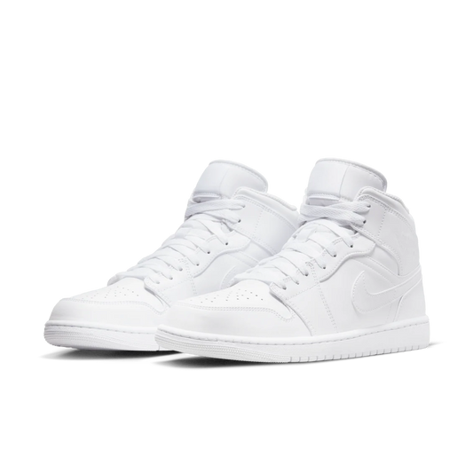 Air Jordan 1 Mid Triple White – Sneakers